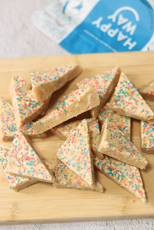 NO-BAKE FAIRY BREAD SLICE
