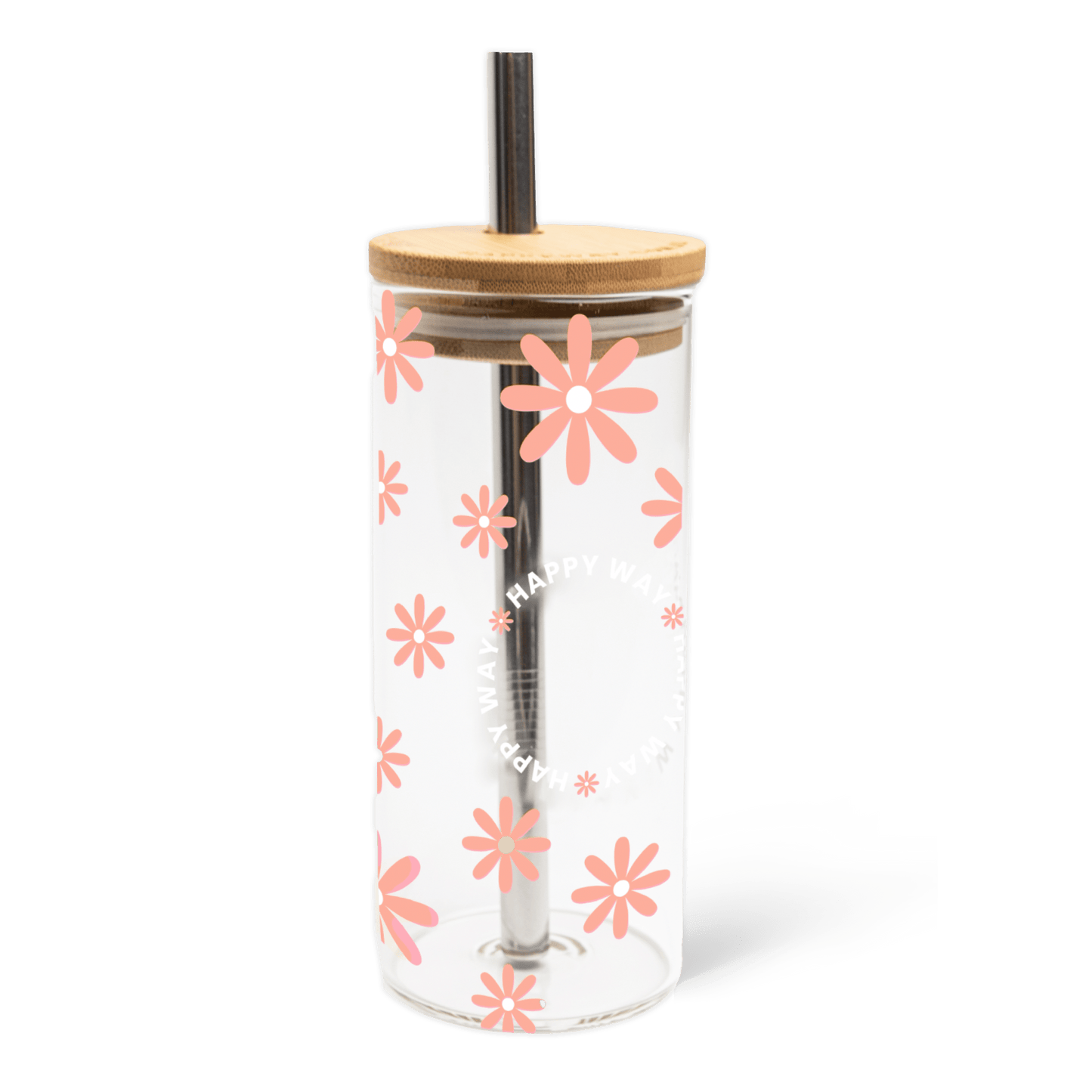 Flower Glass Tumbler