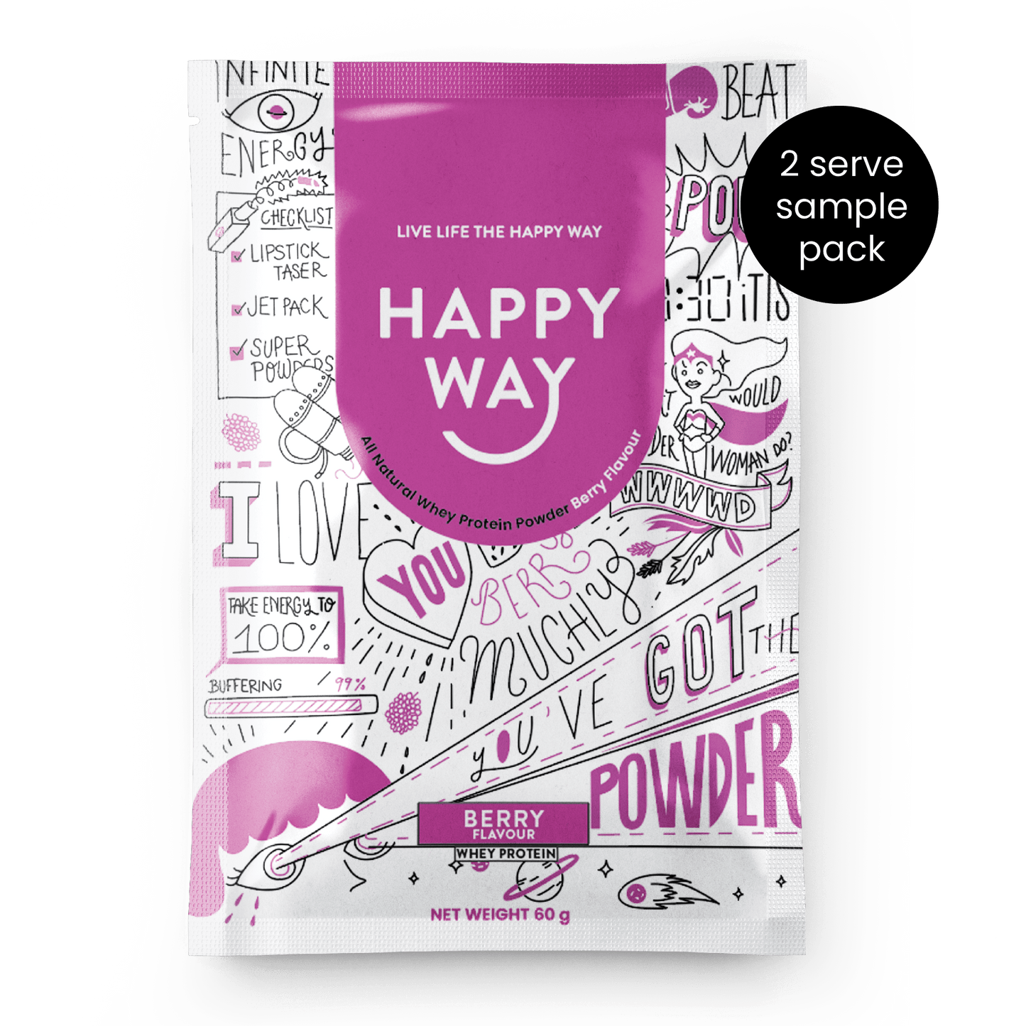 I Love You Berry Much Whey Protein Powder