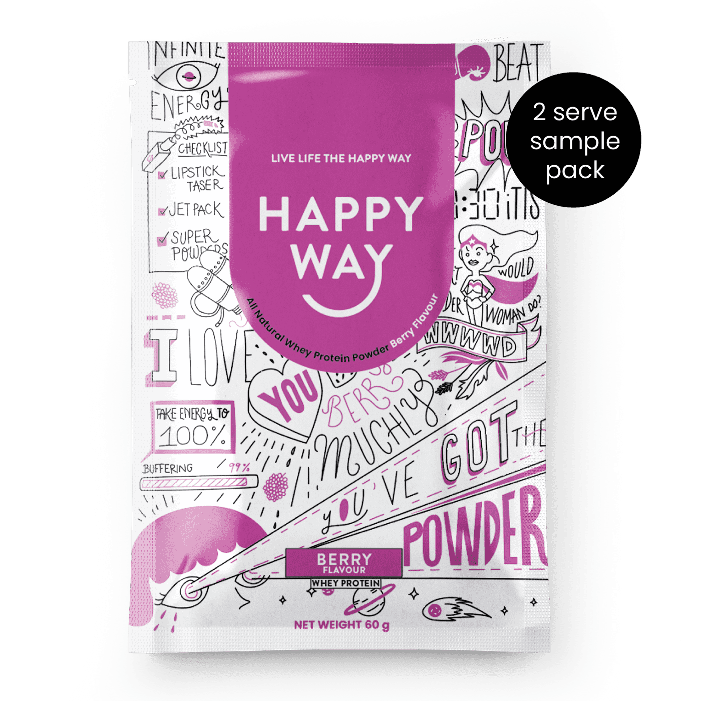 I Love You Berry Much Whey Protein Powder