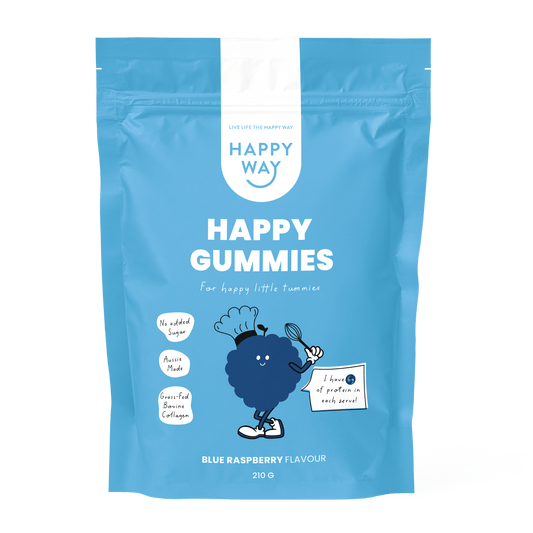 Blue Raspberry Flavour Happy Gummies Mix 210g