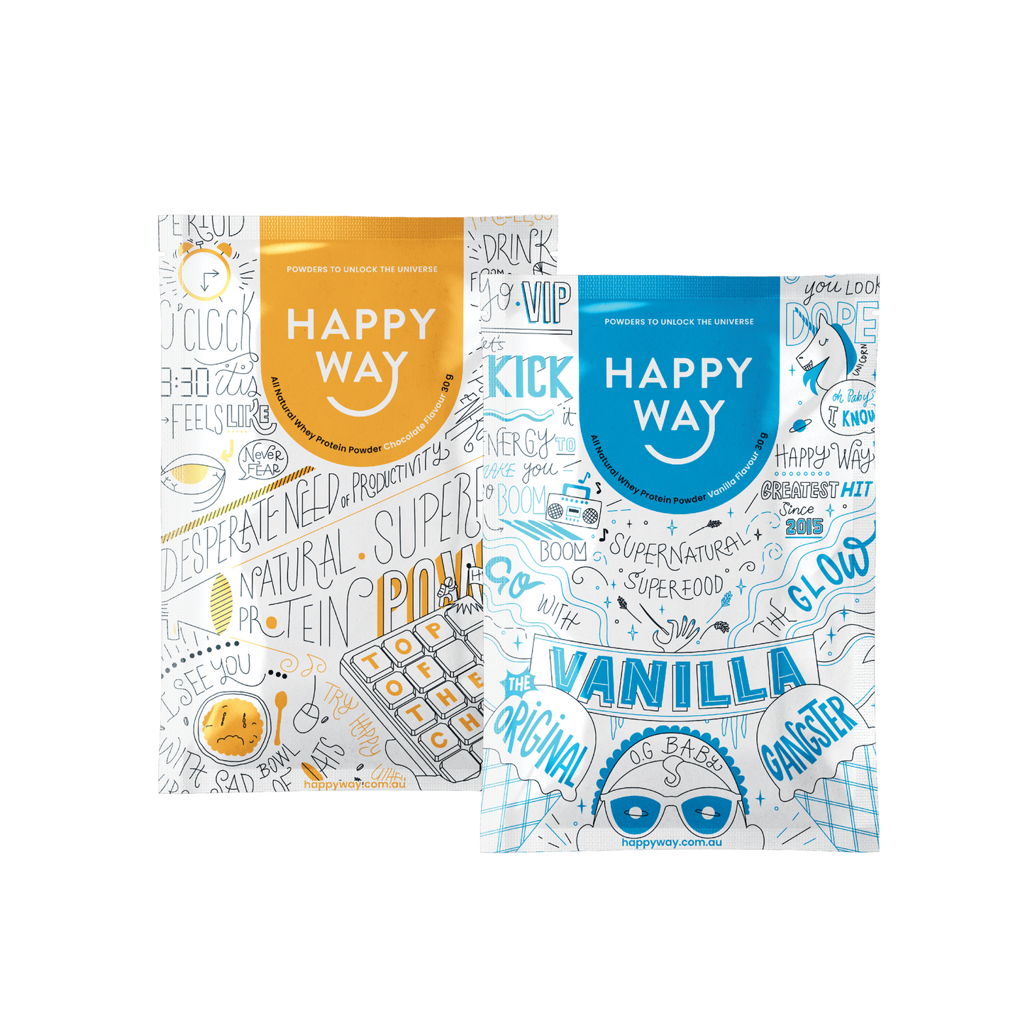 Vanilla Whey & Choc Whey Sample Bundle