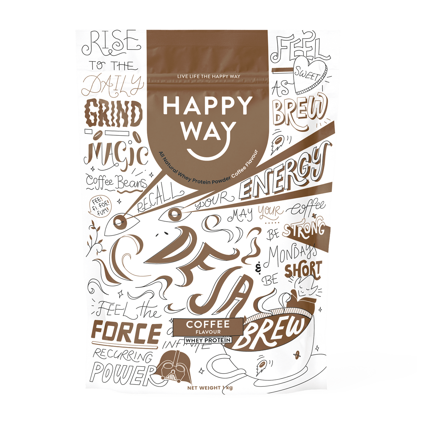 Deja Brew Coffee Whey Protein Powder 500g