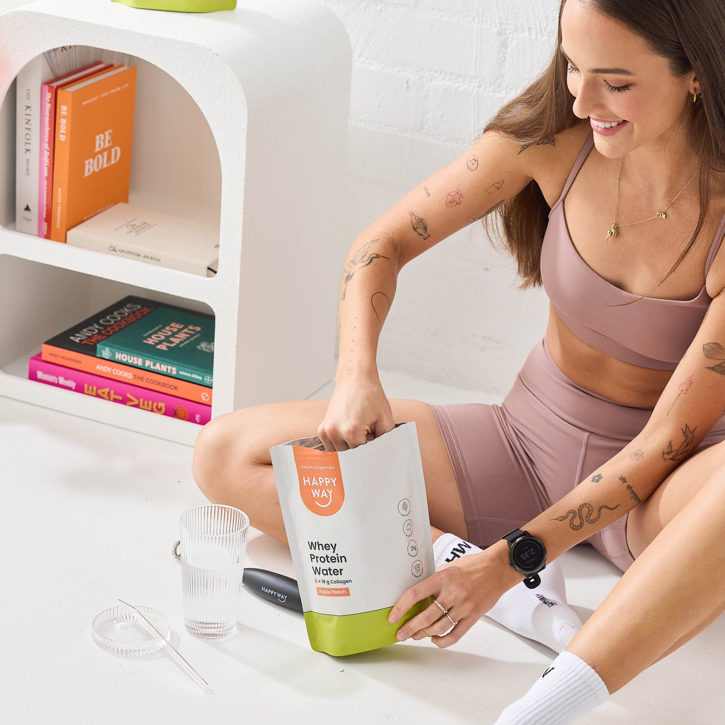 Apple Peach Whey Protein Water Powder 420g