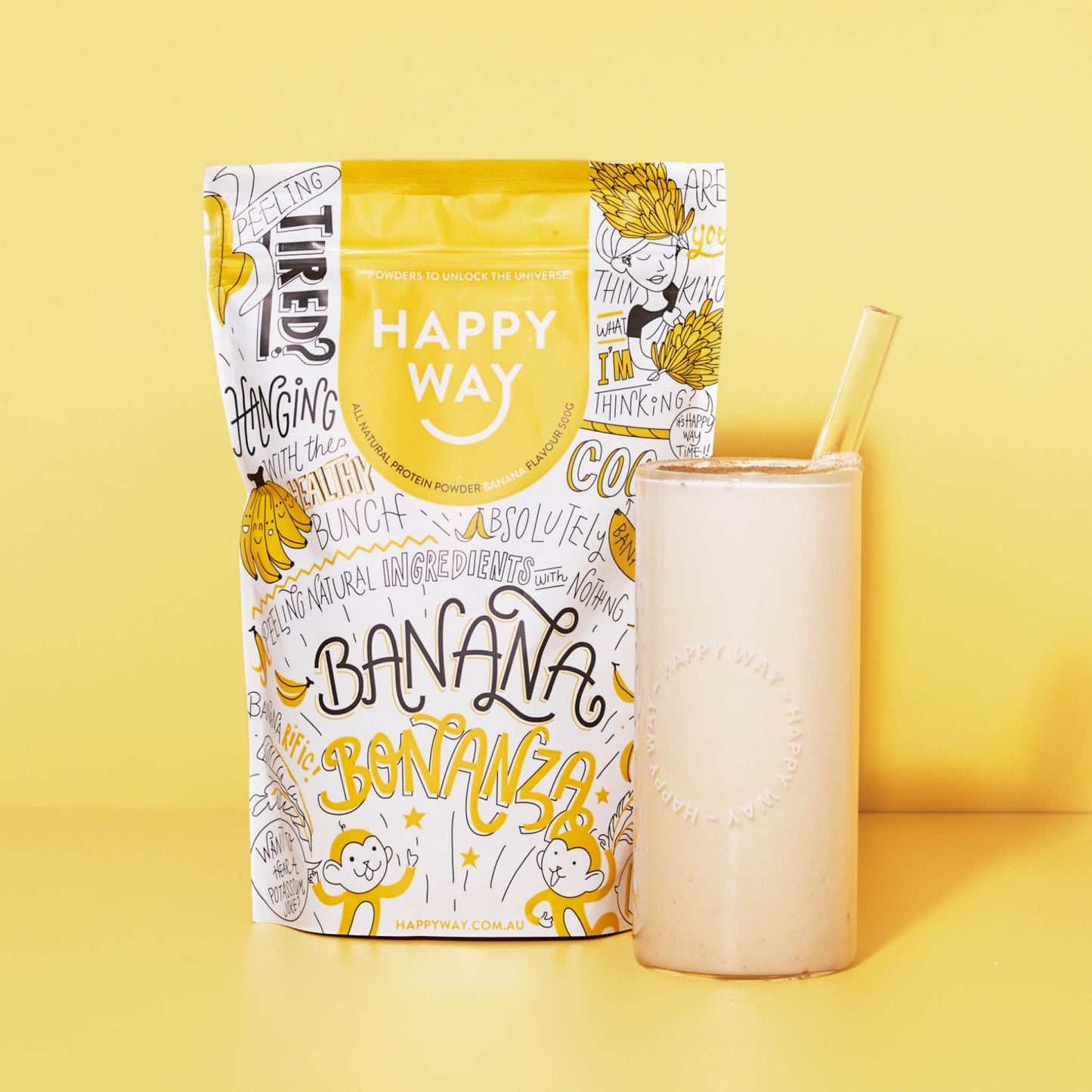 Banana Bonanza Whey Protein Powder 500g