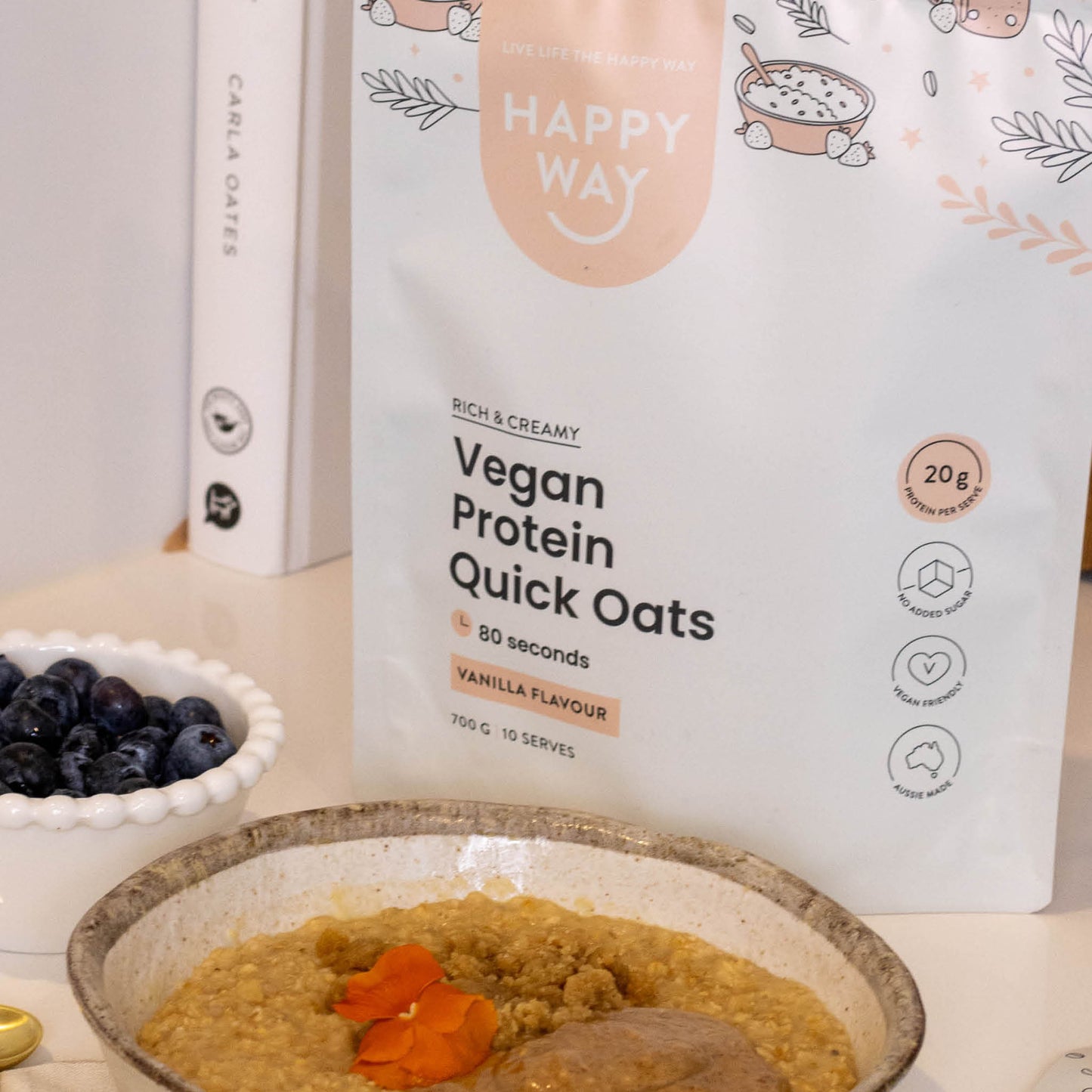 Vanilla Vegan Protein Quick Oats