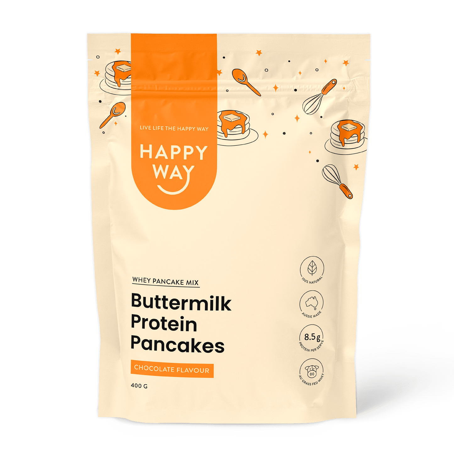 Chocolate Buttermilk Protein Pancake