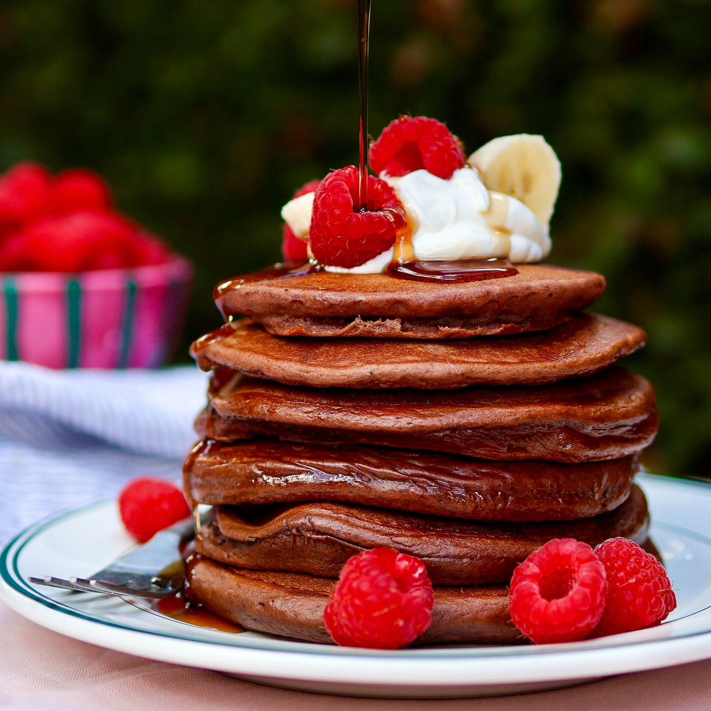 Chocolate Buttermilk Protein Pancake