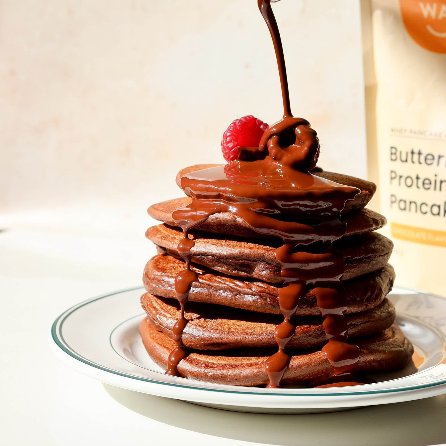 Chocolate Buttermilk Protein Pancake