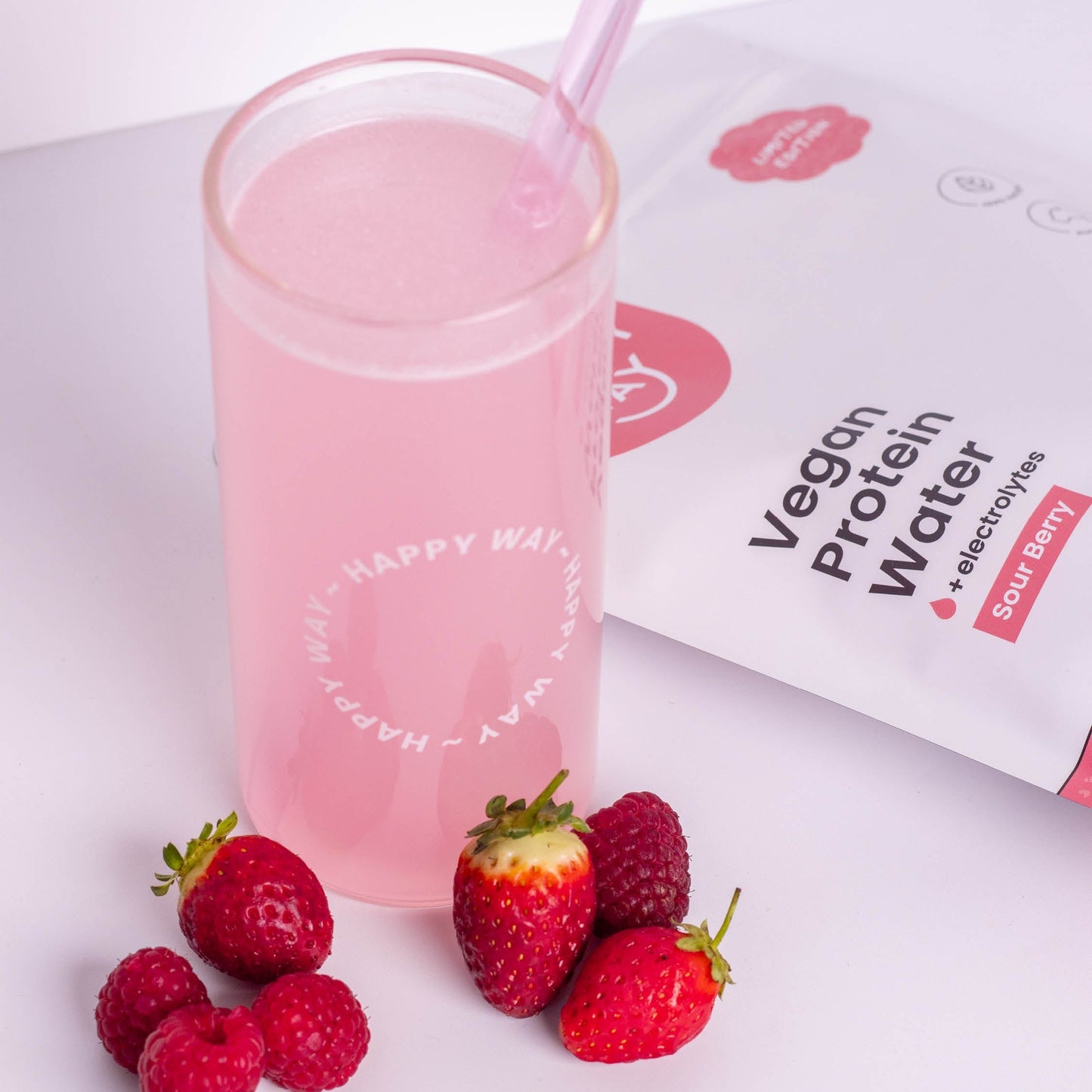 Sour Berry Vegan Protein Water Powder 420g