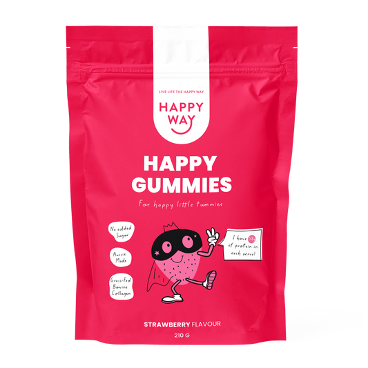 Strawberry Flavour Happy Gummies Mix 210g
