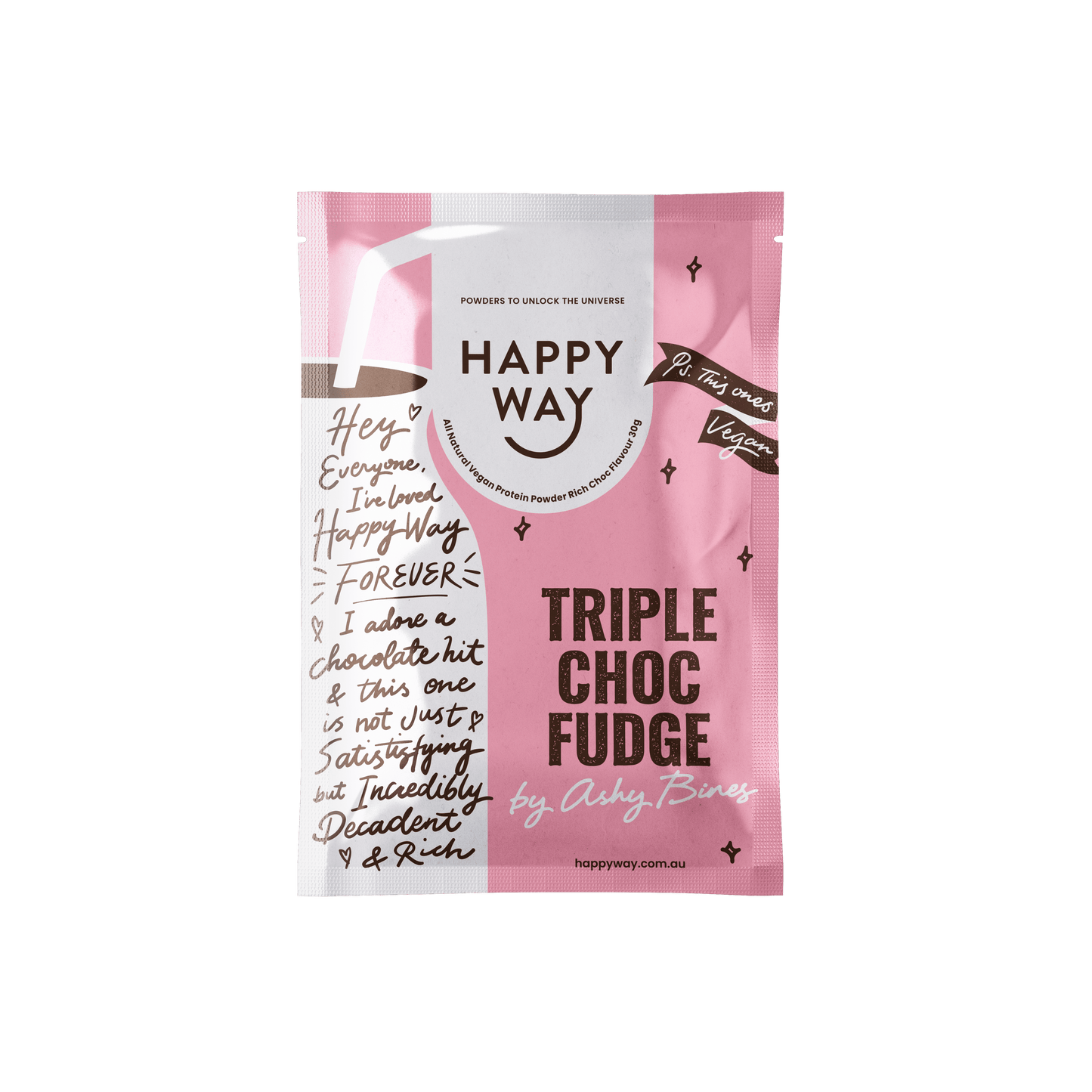 Triple Choc Fudge Vegan Protein Powder Sample Pack 30g