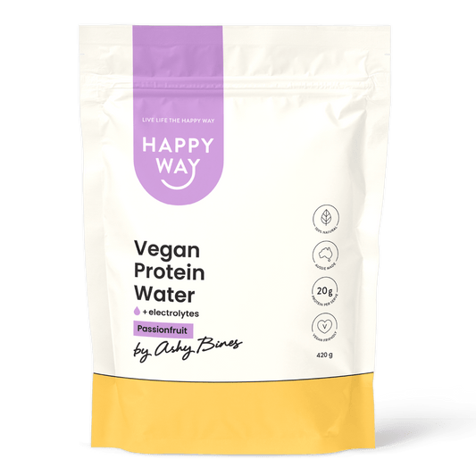 Ashy Bines Passionfruit Vegan Protein Water Powder 420g