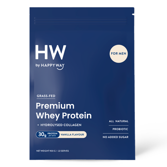 Men's Vanilla Whey Protein Powder 900g