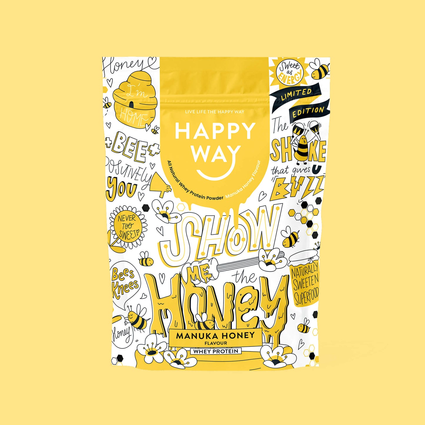 Manuka Honey Whey Protein Powder 500g