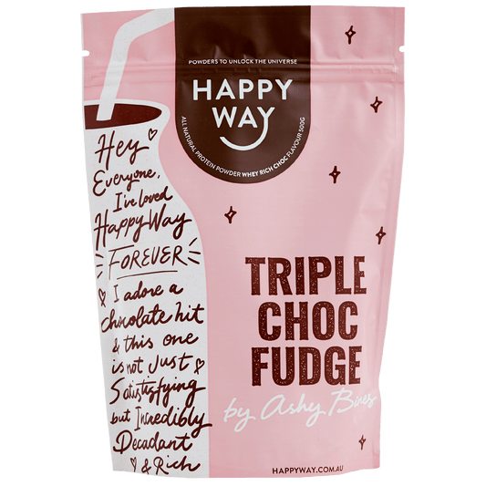 Ashy Bines Triple Choc Fudge Whey Protein Powder 500g