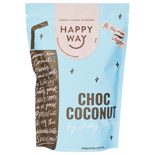Ashy Bines Choc Coconut Vegan Protein Powder 500g