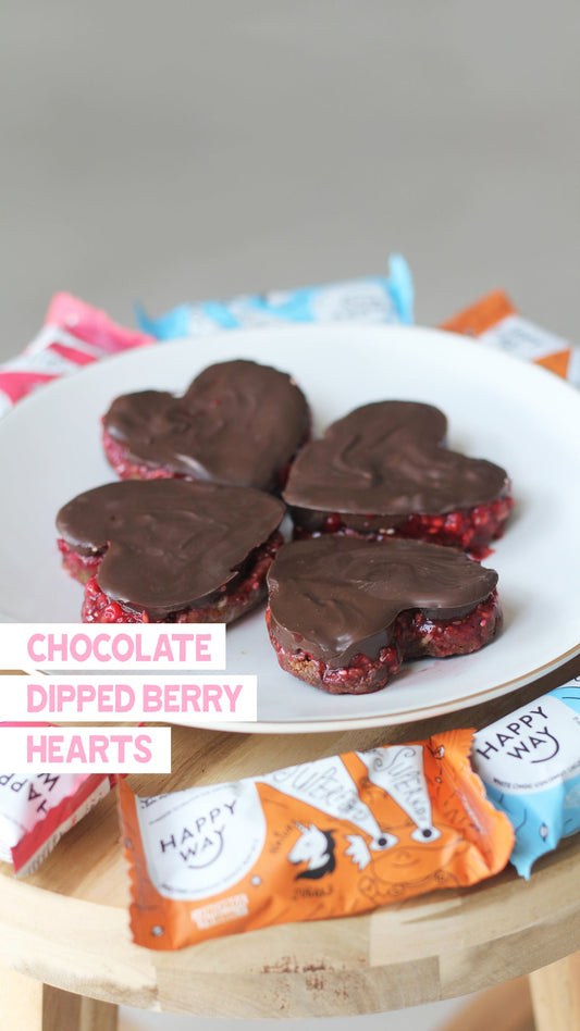 CHOC DIPPED BERRY HEARTS