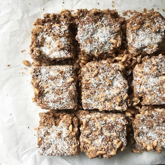 Protein Puff Slice with Top of the Choc whey Protein Powder