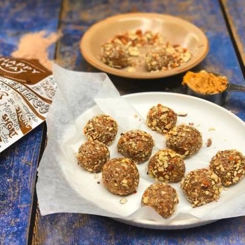 Coffee Protein Balls with Top of the Choc whey Protein Powder