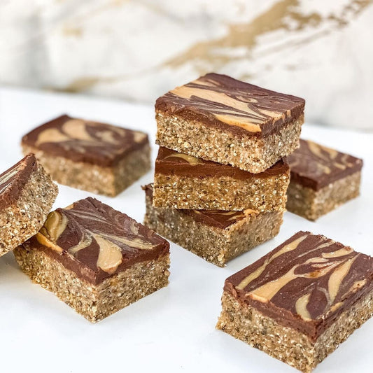 CARAMEL PEANUT BUTTER BARS