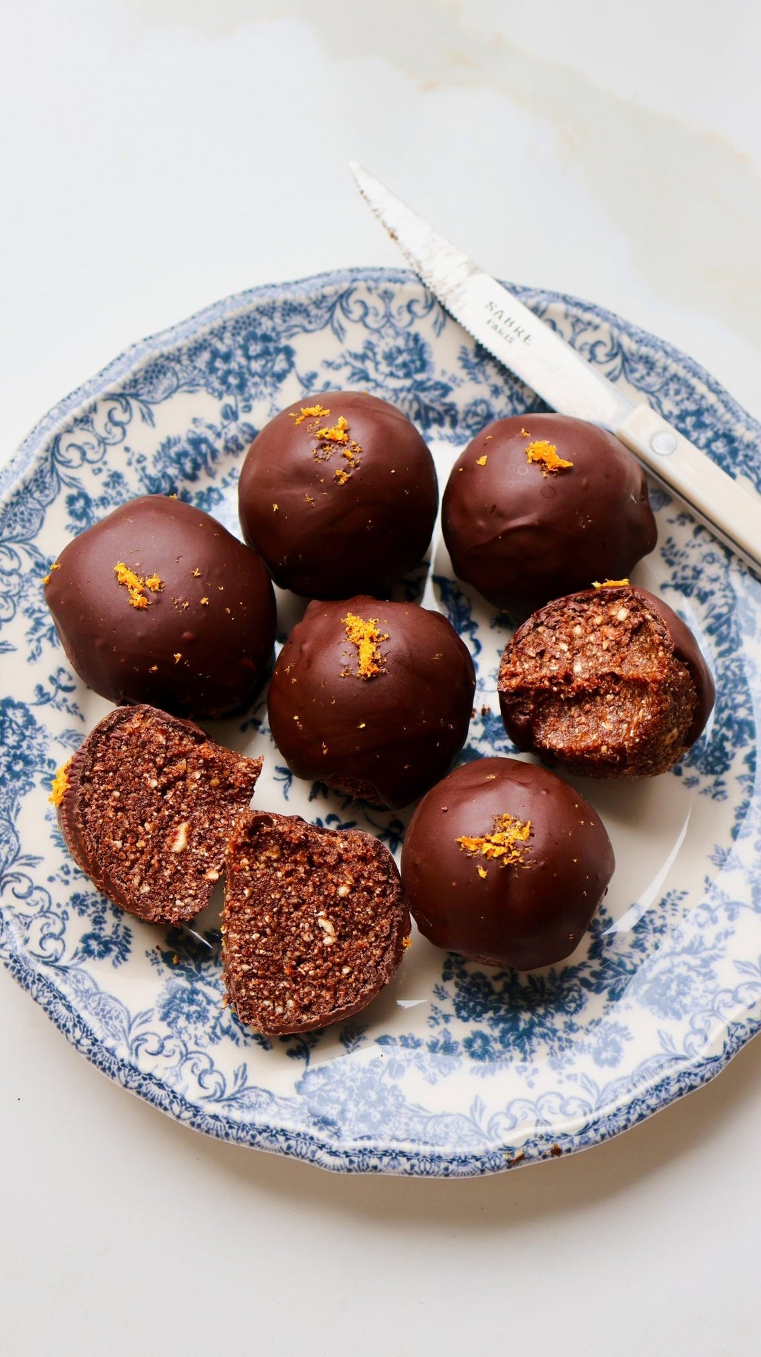 Choc-Orange Protein Truffles