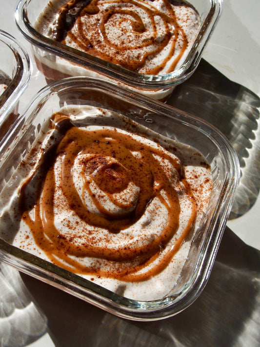 CINNAMON BUN BAKED OATS