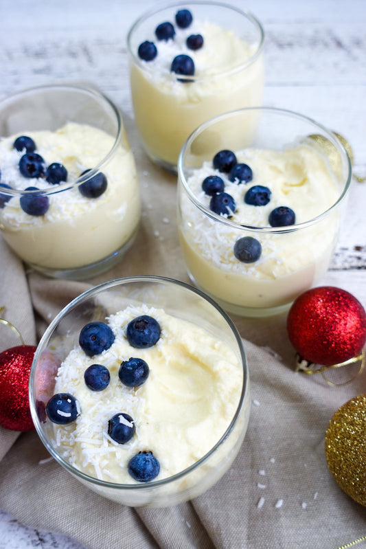 Christmas 3 Ingredient White Choc Mousse