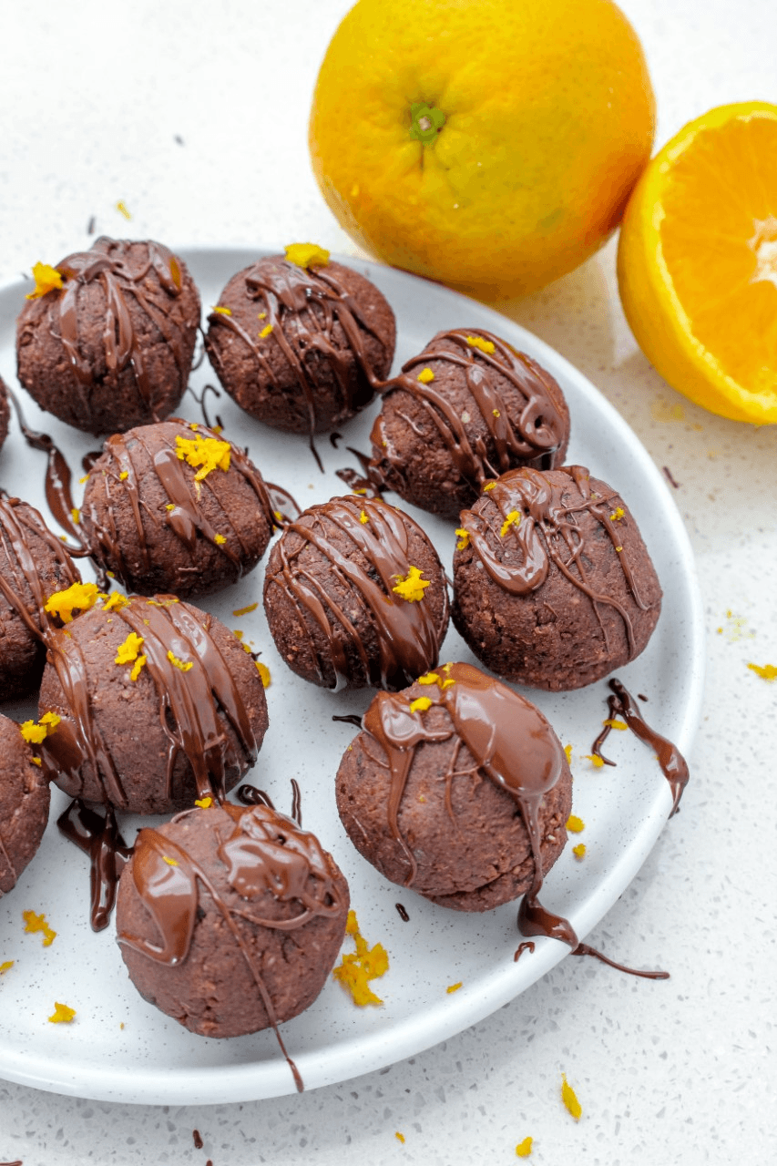 CHOC ORANGE PROTEIN TRUFFLES