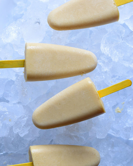 pina colada pop with vegan vanilla flavour protein powder