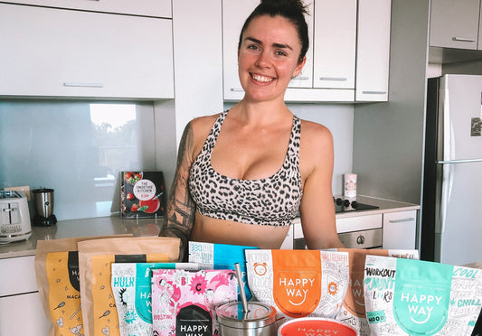 Happy Way brand ambassador Naomi Zee-Mckillop