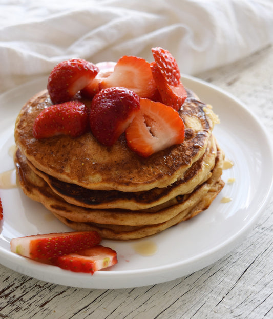 protein ricotta pancakes with vanilla Ice Ice Baby Whey Protein Powder