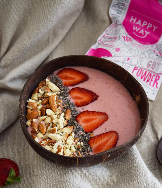 Berry Bliss Smoothie Bowl with I love you Berry Much Whey Protein & Acai Berry Powder