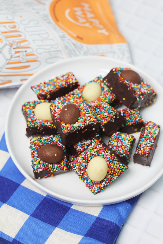 3 INGREDIENT EASTER FUDGE