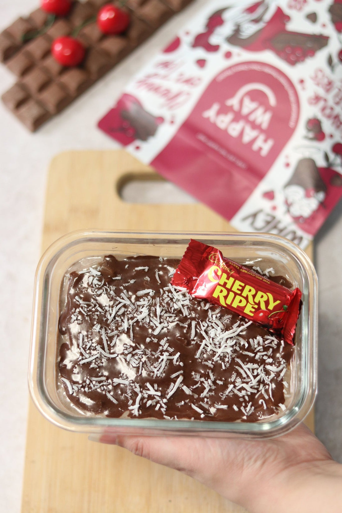 CHERRY RIPE INSPIRED OVERNIGHT WEETBIX