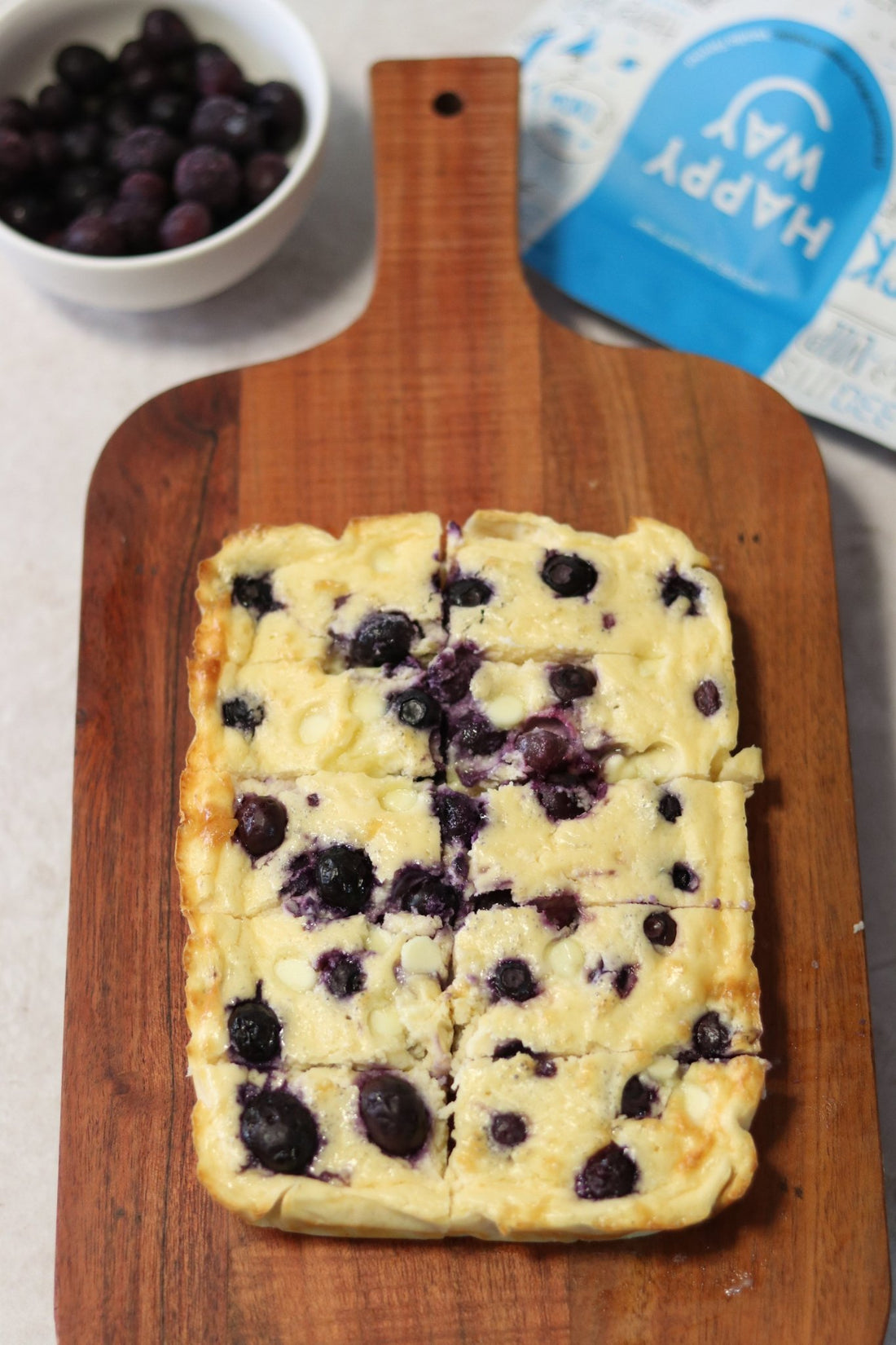 BLUEBERRY YOGHURT CHEESECAKE