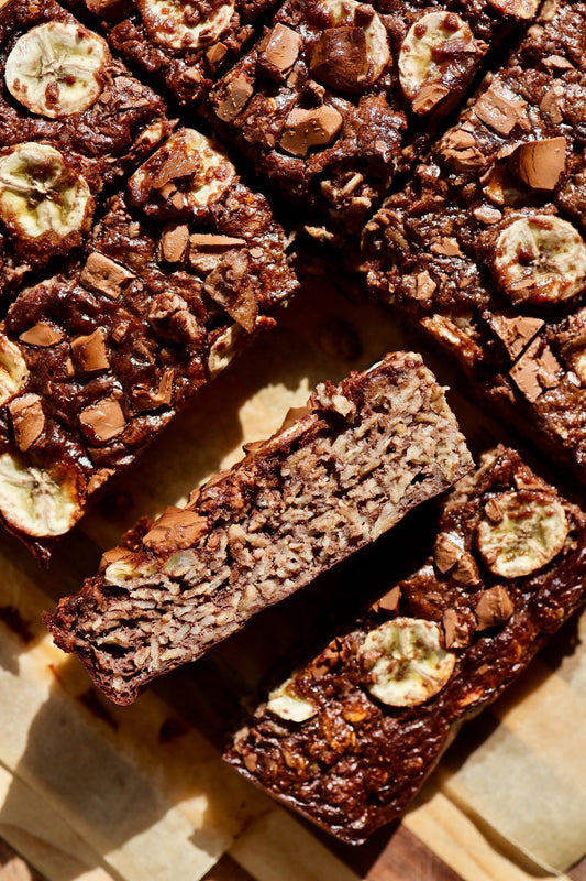 CHOC BANANA BAKED OATS