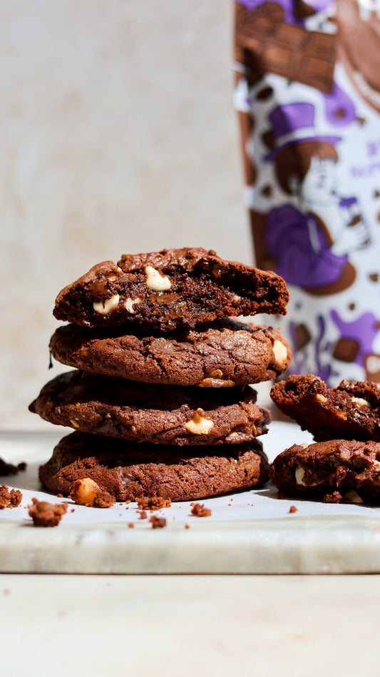DOUBLE CHOC CHIP PROTEIN COOKIES