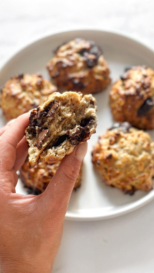 PEANUT BUTTER CHOC CHUNK COOKIES
