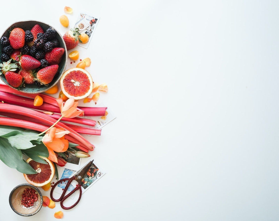How To Get Protein As A Vegan Various Red Grains And Fruits White Background