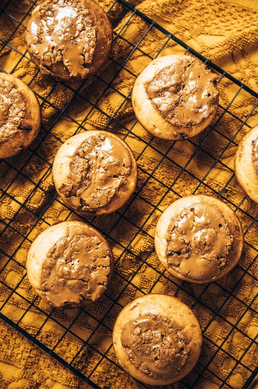 Banana Choc & Biscoff Muffins