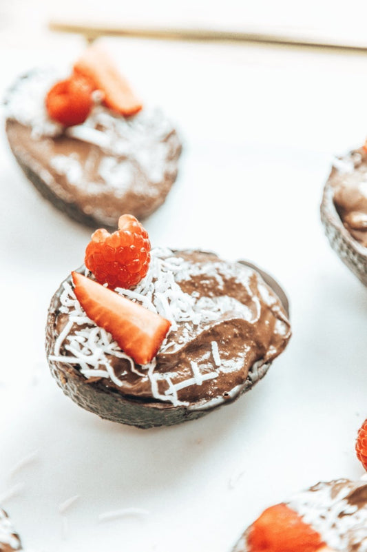 Avocado Choc Caramel Mousse