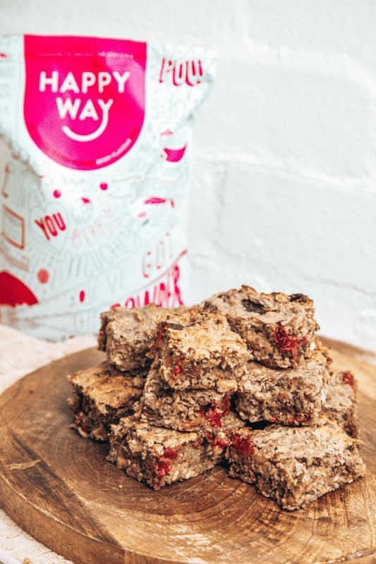 Berry Oat Flap Jacks