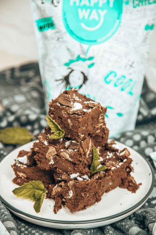 Mint Creme Fudge Slice