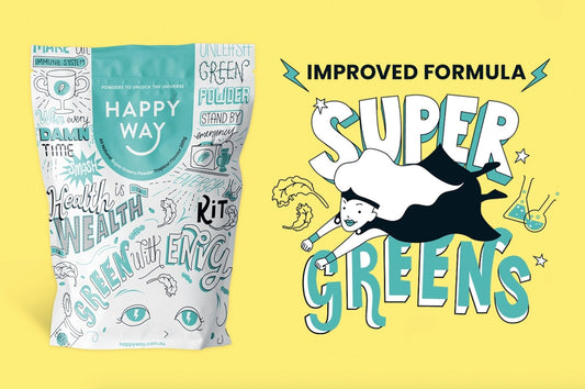 Super Greens are for bringing out the superwoman (and superman) powers in all of us!