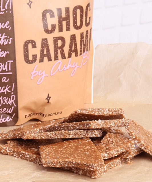 CHOC CARAMEL SESAME SNAPS