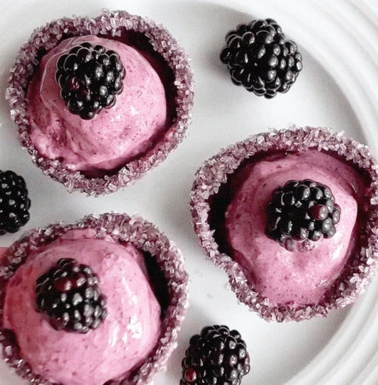 BERRY SORBET CHOCOLATE CUPS