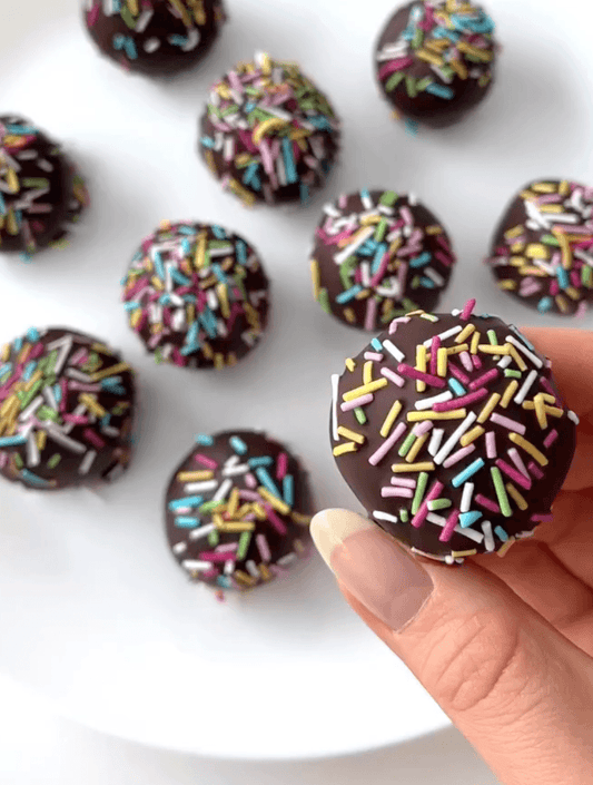 DOUBLE CHOCOLATE PROTEIN BALLS