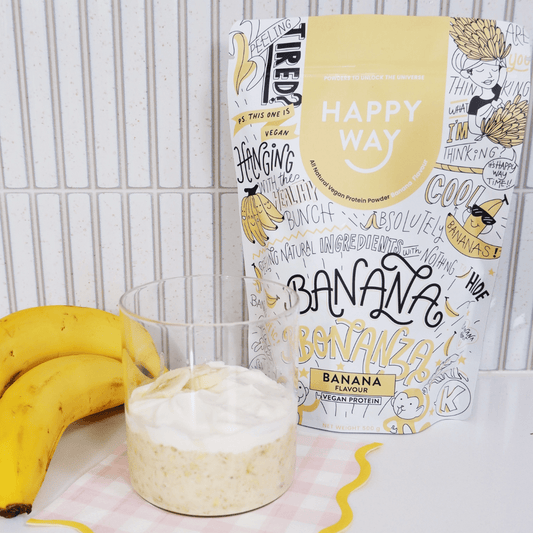 VEGAN OVERNIGHT BANANA OATS