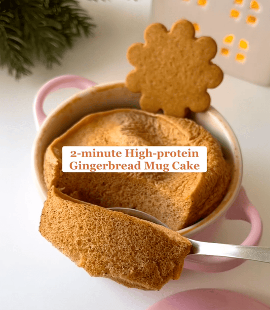 2-MINUTE HIGH PROTEIN GINGERBREAD MUG CAKE